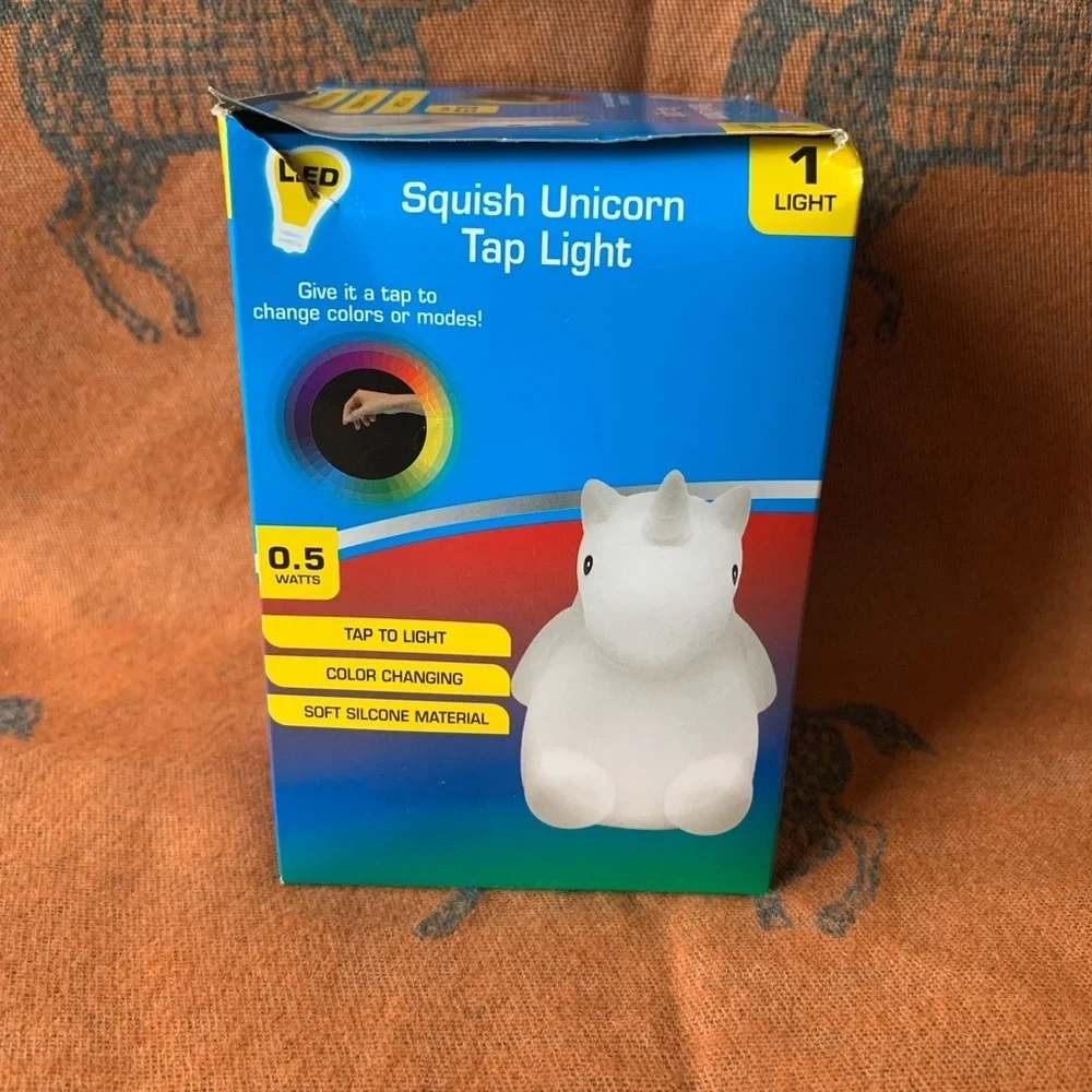 Squish Unicorn Tap Light